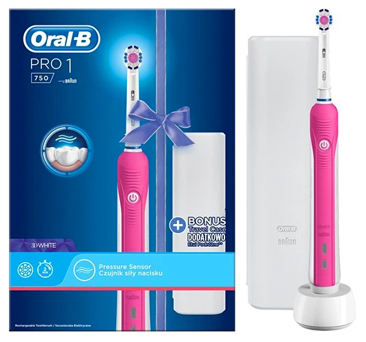 PRO 750 - електрична зубна щітка Oral-B купити в Україні